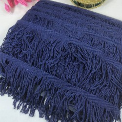 Lacivert Saçak Püskül En 10 Cm 1 Metre-SP-1318 Lacivert Saçak Püskül En 10 Cm 1 Metre-SP-1318