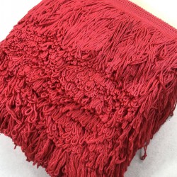 Kırmızı Saçak Püskül En 20 Cm 1 Metre-SP-1335 Kırmızı Saçak Püskül En 20 Cm 1 Metre-SP-1335