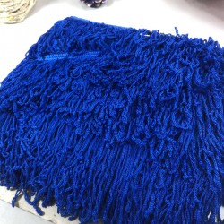 Mavi Saçak Püskül En 20 Cm 1 Metre-SP-1337 Mavi Saçak Püskül En 20 Cm 1 Metre-SP-1337