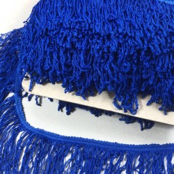 Mavi Saçak Püskül En 20 Cm 1 Metre-SP-1337