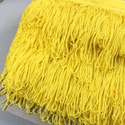 Sarı Saçak Püskül En 20 Cm 1 Metre-SP-1340