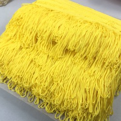 Sarı Saçak Püskül En 20 Cm 1 Metre-SP-1340