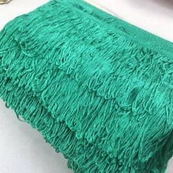 Su Yeşili Saçak Püskül En 20 Cm 1 Metre-SP-1341 Su Yeşili Saçak Püskül En 20 Cm 1 Metre-SP-1341