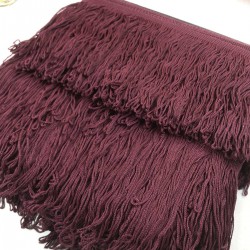 Bordo Saçak Püskül En 20 Cm 1 Metre-SP-1344 Bordo Saçak Püskül En 20 Cm 1 Metre-SP-1344