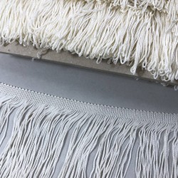 Açık Krem Kalın İp Saçak Püskül En 20 Cm 1 Metre-SP-1346 Açık Krem Kalın İp Saçak Püskül En 20 Cm 1 Metre-SP-1346