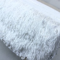 Beyaz Kalın İp Saçak Püskül En 20 Cm 1 Metre-SP-1347 Beyaz Kalın İp Saçak Püskül En 20 Cm 1 Metre-SP-1347