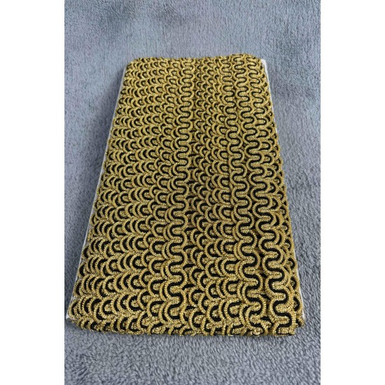 Bella Dekoratif Şerit &ndash; El İşi, Organizasyon ve S&uuml;sleme İ&ccedil;in 1,5 cm En 1 Metre-SRT-01-101