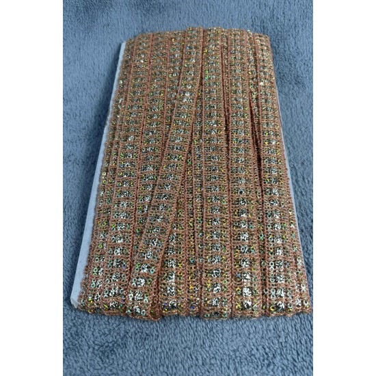 Luna Dekoratif Şerit &ndash; El İşi, Organizasyon ve S&uuml;sleme İ&ccedil;in 1,5 cm En 1 Metre-SRT-01-103