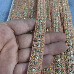 Luna Dekoratif Şerit &ndash; El İşi, Organizasyon ve S&uuml;sleme İ&ccedil;in 1,5 cm En 1 Metre-SRT-01-103