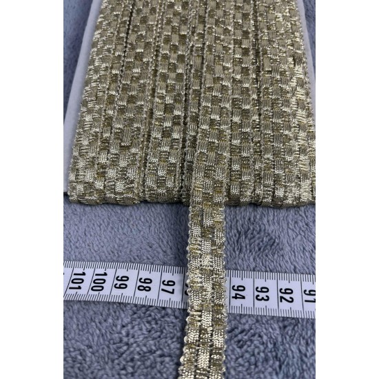 Milo Dekoratif Şerit &ndash; El İşi, Organizasyon ve S&uuml;sleme İ&ccedil;in 1,5 cm En 1 Metre-SRT-01-106