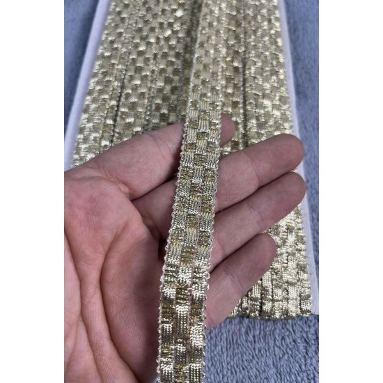 Milo Dekoratif Şerit &ndash; El İşi, Organizasyon ve S&uuml;sleme İ&ccedil;in 1,5 cm En 1 Metre-SRT-01-106