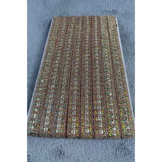 Daisy Dekoratif Şerit &ndash; El İşi, Organizasyon ve S&uuml;sleme İ&ccedil;in 1,5 cm En 1 Metre-SRT-01-108