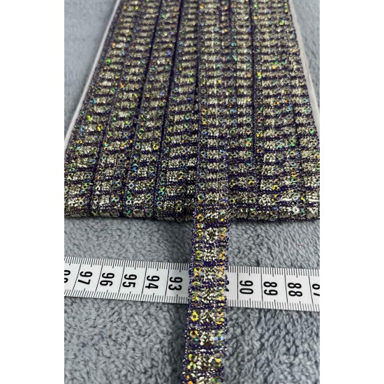 Rocky Dekoratif Şerit &ndash; El İşi, Organizasyon ve S&uuml;sleme İ&ccedil;in 1,5 cm En 1 Metre-SRT-01-109