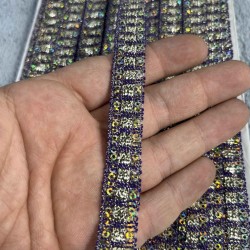 Rocky Dekoratif Şerit &ndash; El İşi, Organizasyon ve S&uuml;sleme İ&ccedil;in 1,5 cm En 1 Metre-SRT-01-109