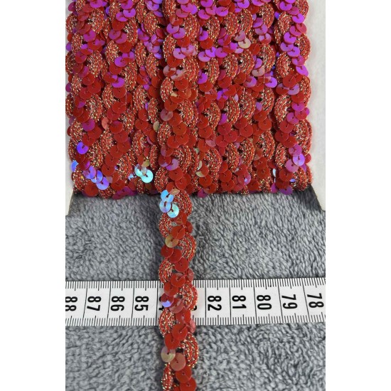 Leo Dekoratif Şerit &ndash; El İşi, Organizasyon ve S&uuml;sleme İ&ccedil;in 1,5 cm En 1 Metre-SRT-01-117