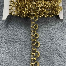 Chloe Dekoratif Şerit &ndash; El İşi, Organizasyon ve S&uuml;sleme İ&ccedil;in 1,5 cm En 1 Metre-SRT-01-118