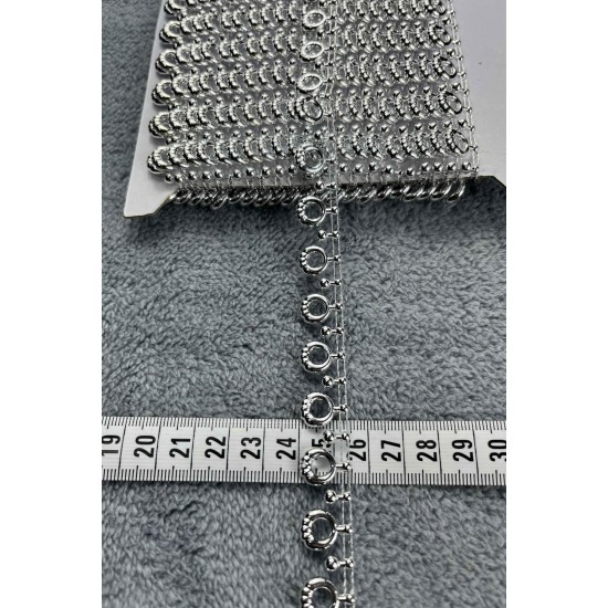 Zoey Dekoratif Şerit &ndash; El İşi, Organizasyon ve S&uuml;sleme İ&ccedil;in 1,5 cm En 1 Metre-SRT-01-119