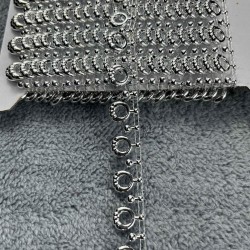 Zoey Dekoratif Şerit &ndash; El İşi, Organizasyon ve S&uuml;sleme İ&ccedil;in 1,5 cm En 1 Metre-SRT-01-119