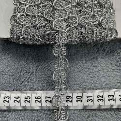 Sadie Dekoratif Şerit &ndash; El İşi, Organizasyon ve S&uuml;sleme İ&ccedil;in 1,5 cm En 1 Metre-SRT-01-120