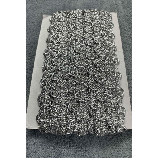 Sadie Dekoratif Şerit &ndash; El İşi, Organizasyon ve S&uuml;sleme İ&ccedil;in 1,5 cm En 1 Metre-SRT-01-120