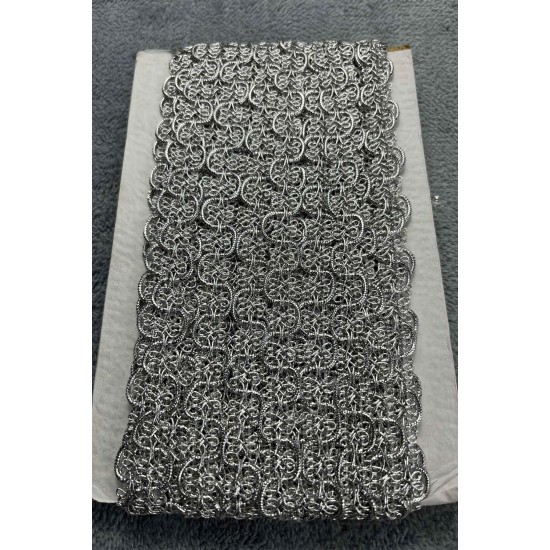 Gracie Dekoratif Şerit &ndash; El İşi, Organizasyon ve S&uuml;sleme İ&ccedil;in 1,5 cm En 1 Metre-SRT-01-128