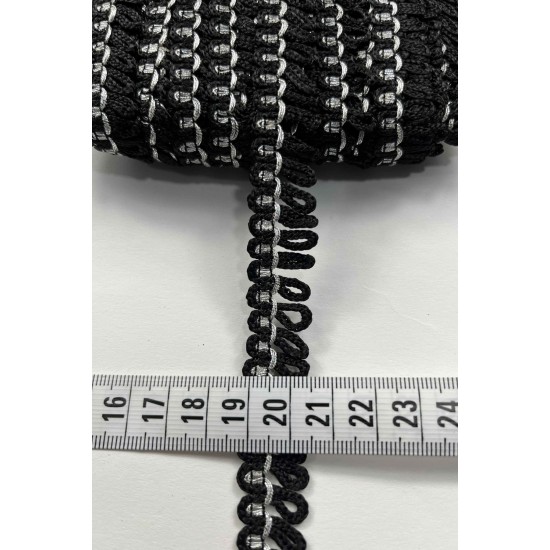 Coco Dekoratif Şerit &ndash; El İşi, Organizasyon ve S&uuml;sleme İ&ccedil;in 1,5 cm En 1 Metre-SRT-01-131