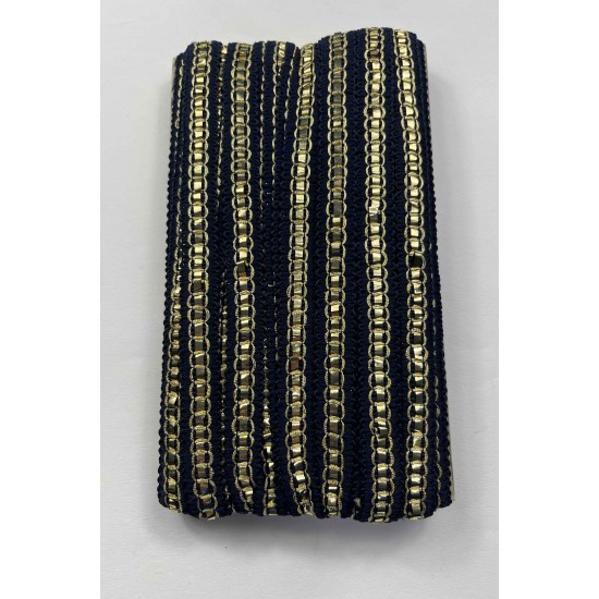 Jasper Dekoratif Şerit &ndash; El İşi, Organizasyon ve S&uuml;sleme İ&ccedil;in 1,5 cm En 1 Metre-SRT-01-133