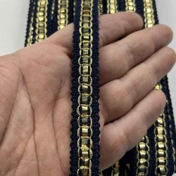 Jasper Dekoratif Şerit &ndash; El İşi, Organizasyon ve S&uuml;sleme İ&ccedil;in 1,5 cm En 1 Metre-SRT-01-133