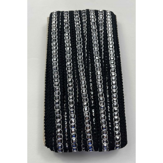 Sam Dekoratif Şerit &ndash; El İşi, Organizasyon ve S&uuml;sleme İ&ccedil;in 1,5 cm En 1 Metre-SRT-01-138