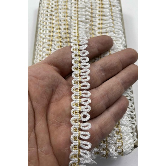 Winston Dekoratif Şerit &ndash; El İşi, Organizasyon ve S&uuml;sleme İ&ccedil;in 1,5 cm En 1 Metre-SRT-01-141