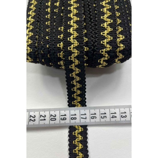 Zeus Dekoratif Şerit &ndash; El İşi, Organizasyon ve S&uuml;sleme İ&ccedil;in 1,5 cm En 1 Metre-SRT-01-142