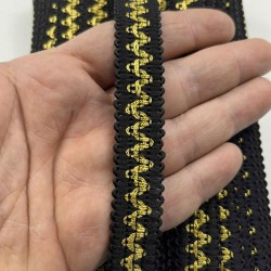 Zeus Dekoratif Şerit &ndash; El İşi, Organizasyon ve S&uuml;sleme İ&ccedil;in 1,5 cm En 1 Metre-SRT-01-142