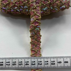 Apollo Dekoratif Şerit &ndash; El İşi, Organizasyon ve S&uuml;sleme İ&ccedil;in 1,5 cm En 1 Metre-SRT-01-143