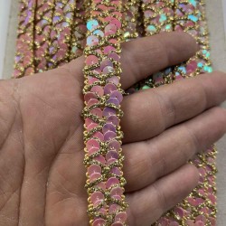 Apollo Dekoratif Şerit &ndash; El İşi, Organizasyon ve S&uuml;sleme İ&ccedil;in 1,5 cm En 1 Metre-SRT-01-143