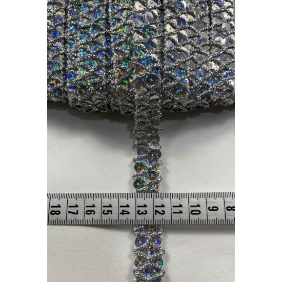 Thor Dekoratif Şerit &ndash; El İşi, Organizasyon ve S&uuml;sleme İ&ccedil;in 1,5 cm En 1 Metre-SRT-01-144