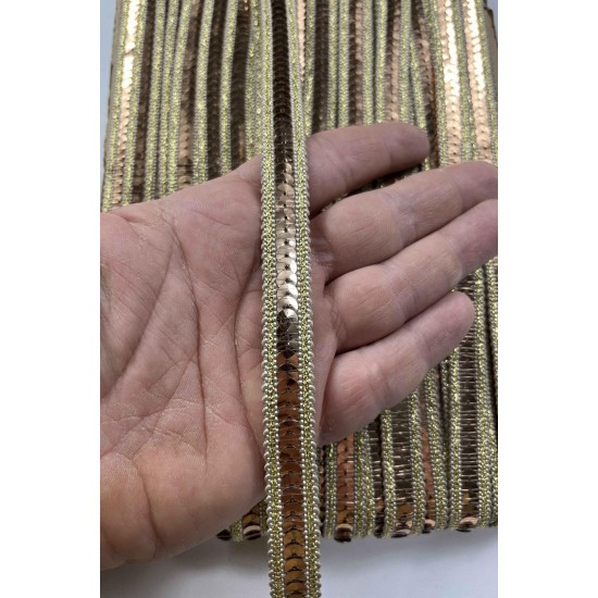 Shadow Dekoratif Şerit &ndash; El İşi, Organizasyon ve S&uuml;sleme İ&ccedil;in 1,5 cm En 1 Metre-SRT-01-146