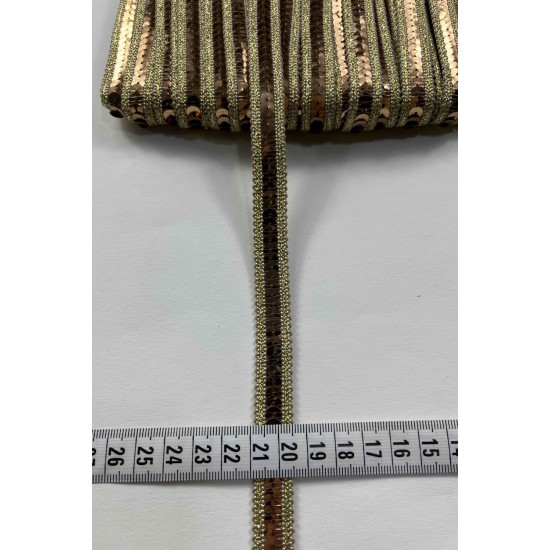 Shadow Dekoratif Şerit &ndash; El İşi, Organizasyon ve S&uuml;sleme İ&ccedil;in 1,5 cm En 1 Metre-SRT-01-146