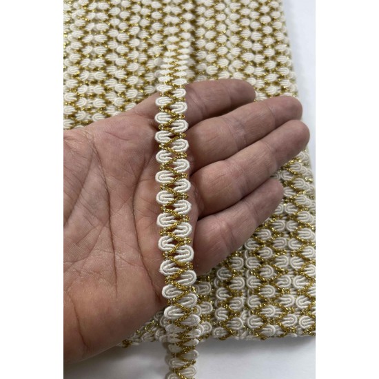 Lucky Dekoratif Şerit &ndash; El İşi, Organizasyon ve S&uuml;sleme İ&ccedil;in 1,5 cm En 1 Metre-SRT-01-147