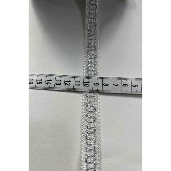 Sammy Dekoratif Şerit &ndash; El İşi, Organizasyon ve S&uuml;sleme İ&ccedil;in 1,5 cm En 1 Metre-SRT-01-153