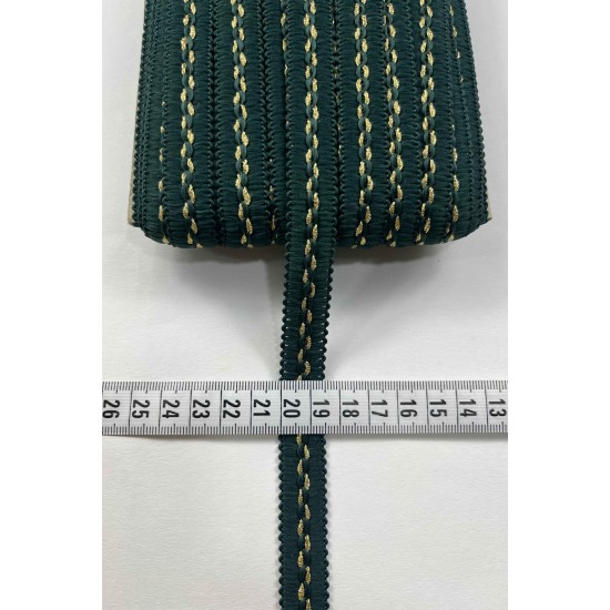 Louie Dekoratif Şerit &ndash; El İşi, Organizasyon ve S&uuml;sleme İ&ccedil;in 1,5 cm En 1 Metre-SRT-01-155