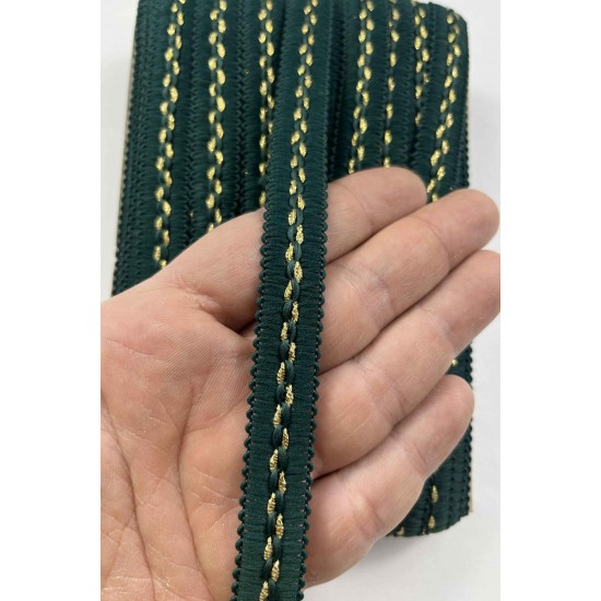 Louie Dekoratif Şerit &ndash; El İşi, Organizasyon ve S&uuml;sleme İ&ccedil;in 1,5 cm En 1 Metre-SRT-01-155