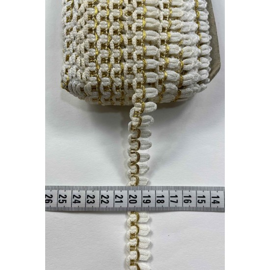 Boomer Dekoratif Şerit &ndash; El İşi, Organizasyon ve S&uuml;sleme İ&ccedil;in 1,5 cm En 1 Metre-SRT-01-157