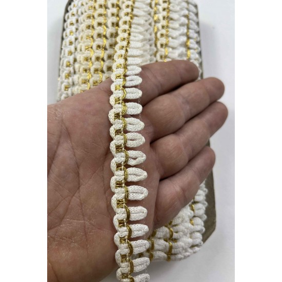 Boomer Dekoratif Şerit &ndash; El İşi, Organizasyon ve S&uuml;sleme İ&ccedil;in 1,5 cm En 1 Metre-SRT-01-157