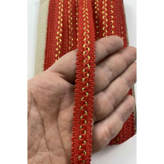 Diesel Dekoratif Şerit &ndash; El İşi, Organizasyon ve S&uuml;sleme İ&ccedil;in 1,5 cm En 1 Metre-SRT-01-158