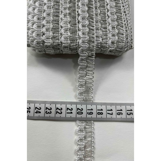 Ace Dekoratif Şerit &ndash; El İşi, Organizasyon ve S&uuml;sleme İ&ccedil;in 1,5 cm En 1 Metre-SRT-01-159