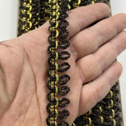 Chase Dekoratif Şerit &ndash; El İşi, Organizasyon ve S&uuml;sleme İ&ccedil;in 1,5 cm En 1 Metre-SRT-01-165