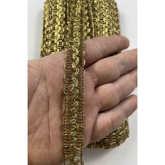 King Dekoratif Şerit &ndash; El İşi, Organizasyon ve S&uuml;sleme İ&ccedil;in 1,5 cm En 1 Metre-SRT-01-168