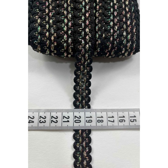 Prince Dekoratif Şerit &ndash; El İşi, Organizasyon ve S&uuml;sleme İ&ccedil;in 1,5 cm En 1 Metre-SRT-01-169