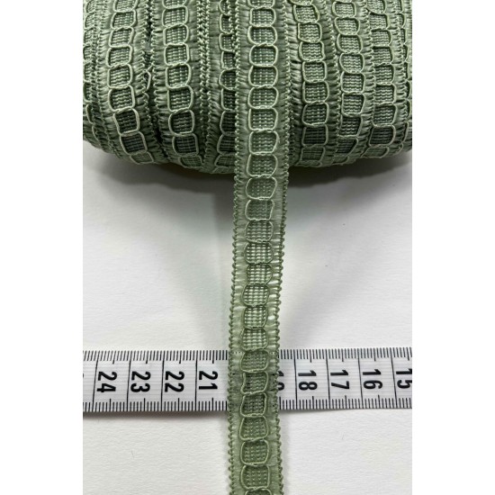 Ginger Dekoratif Şerit &ndash; El İşi, Organizasyon ve S&uuml;sleme İ&ccedil;in 1,5 cm En 1 Metre-SRT-01-173