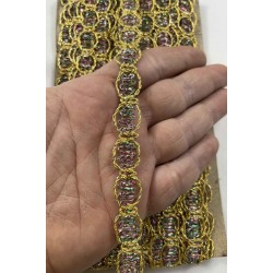 Sugar Dekoratif Şerit &ndash; El İşi, Organizasyon ve S&uuml;sleme İ&ccedil;in 1,5 cm En 1 Metre-SRT-01-175